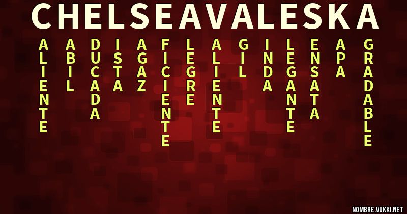 Acróstico chelsea valeska