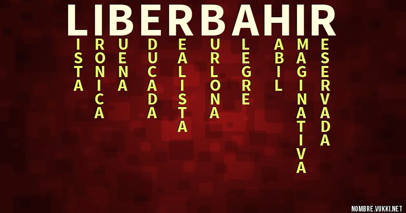 Acróstico líber bahir