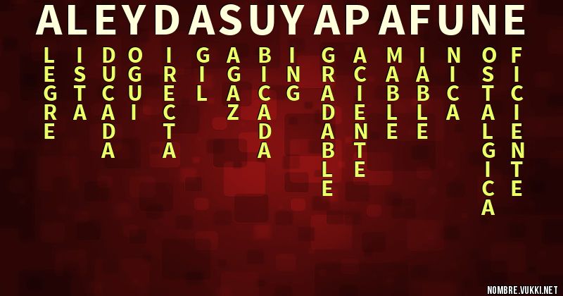 Acróstico aleyda suyapa fune