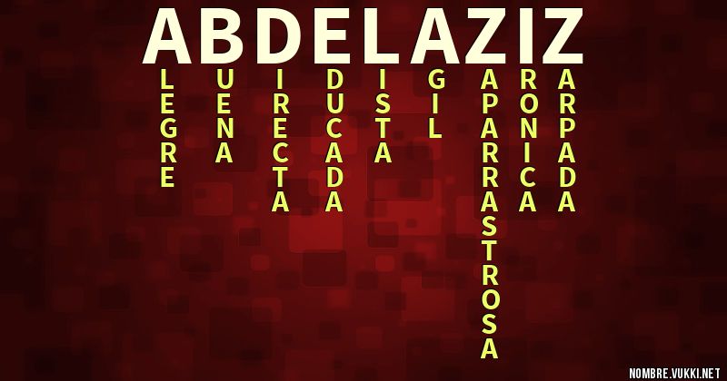 Acróstico abdelaziz
