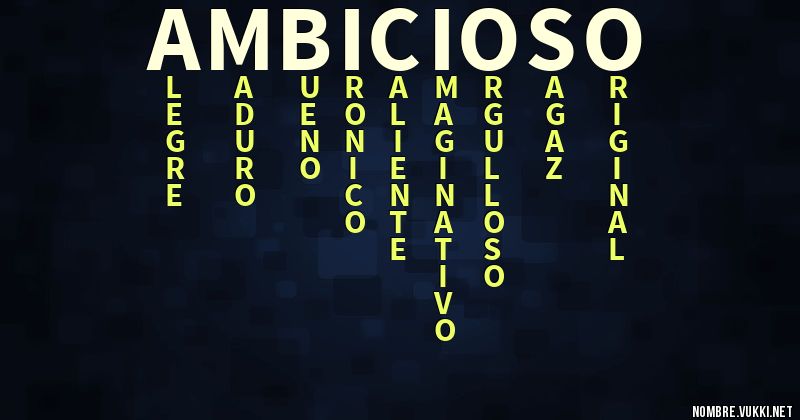 Acróstico ambicioso