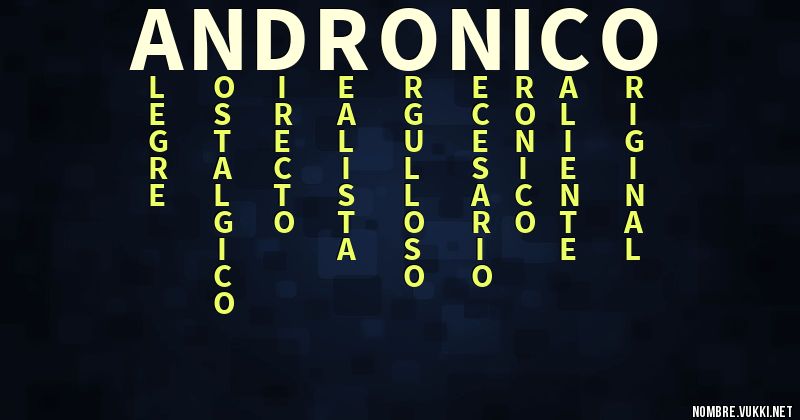 Acróstico andronico
