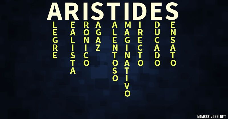 Acróstico aristides