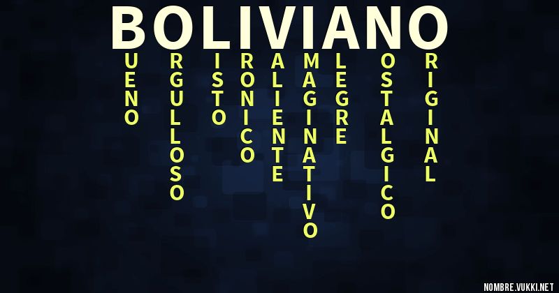 Acróstico boliviano
