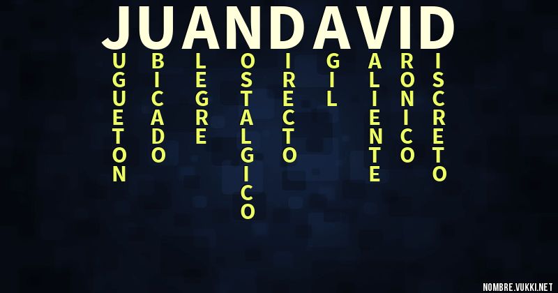 Acróstico juan david