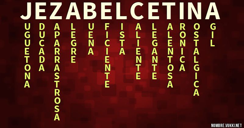 Acróstico jezabel cetina