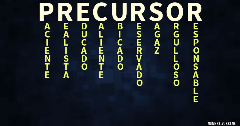 Acróstico precursor