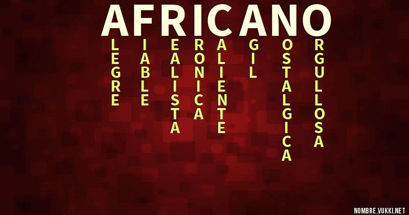 Acróstico africano