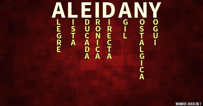 Acróstico aleidany