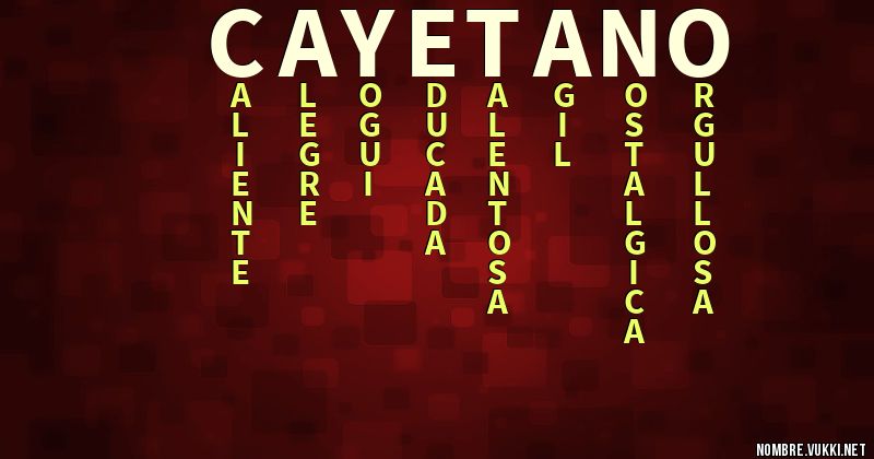 Acróstico cayetano