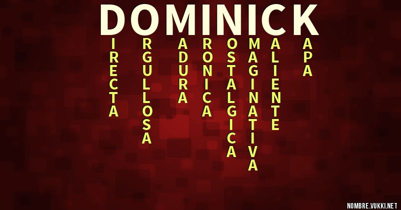 Qué Significa Dominick