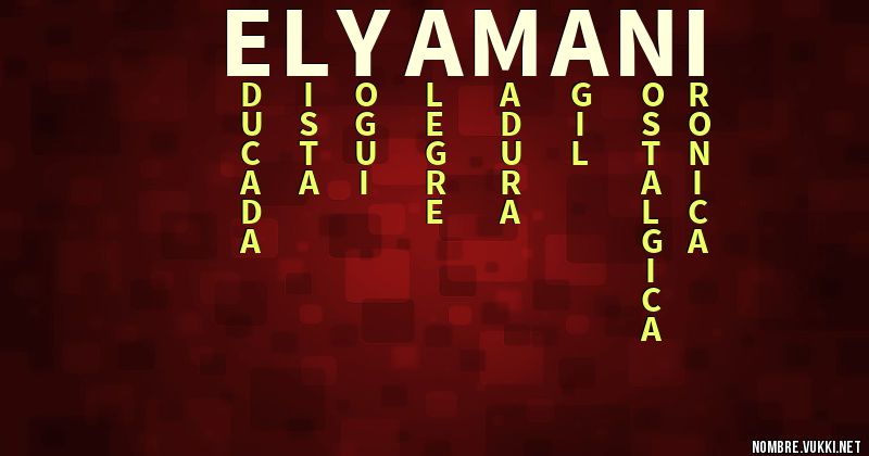Acróstico el yamani