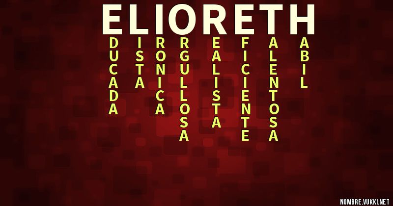 Acróstico elioreth