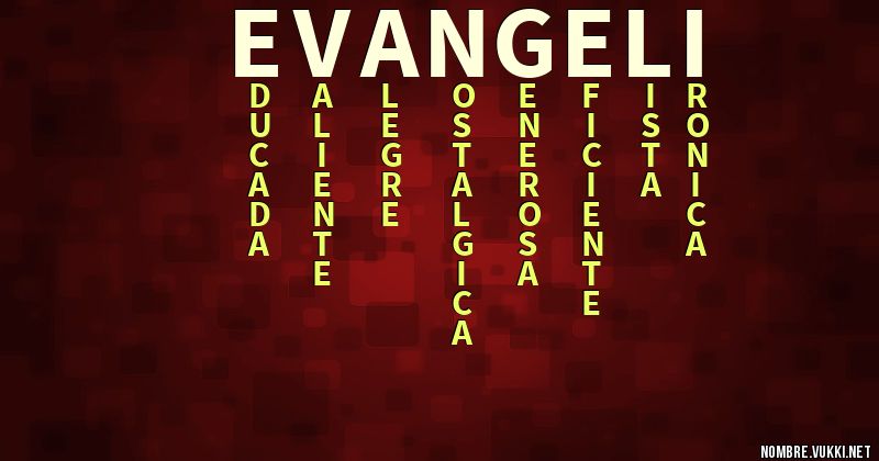 Acróstico evangeli