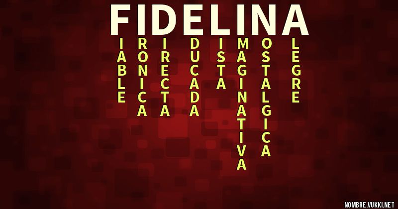 Acróstico fidelina