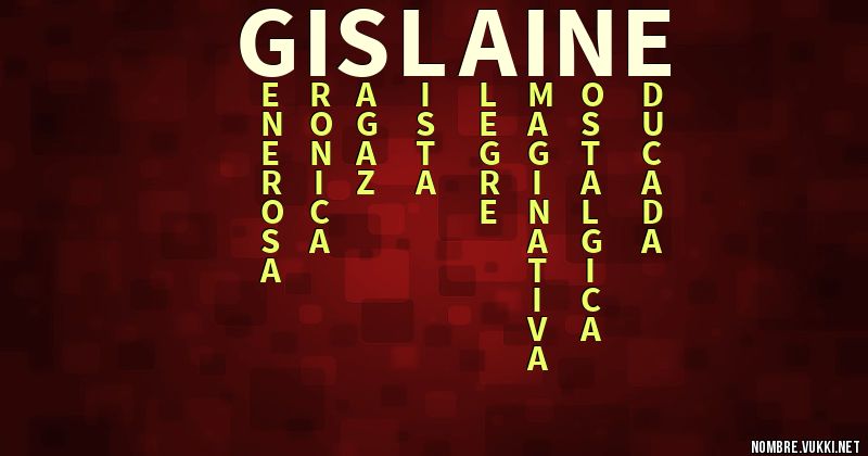 Acróstico gislaine