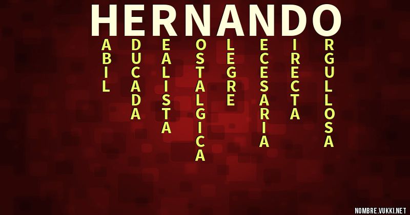 Acróstico hernando