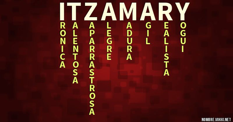 Acróstico itzamary