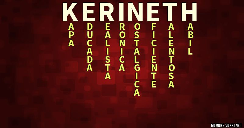 Acróstico kerineth