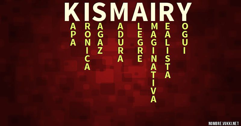 Acróstico kismairy