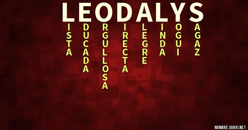 Acróstico leodalys