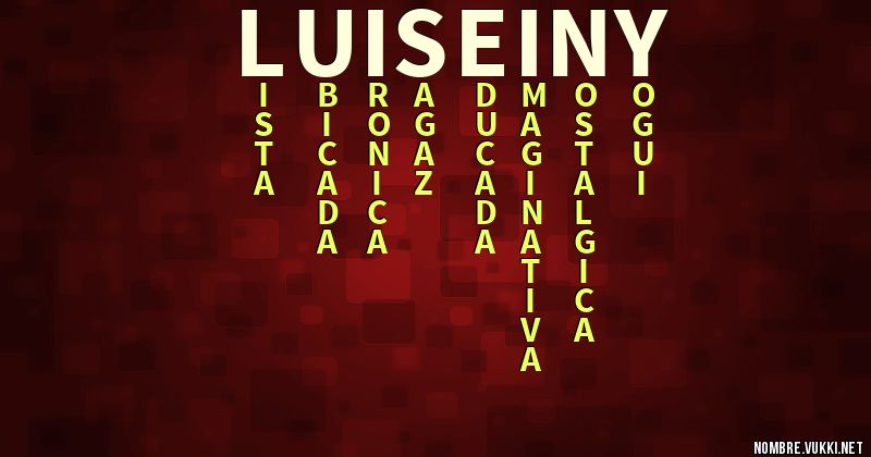 Acróstico luiseiny