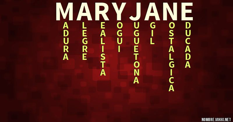 Acróstico mary jane