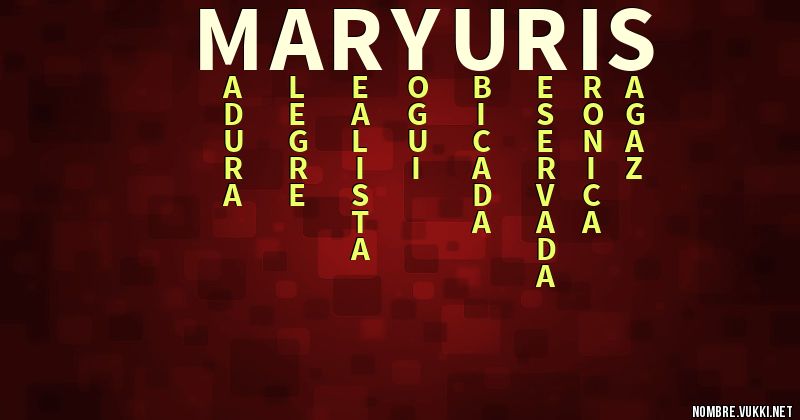 Acróstico maryuris