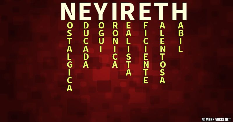 Acróstico neyireth
