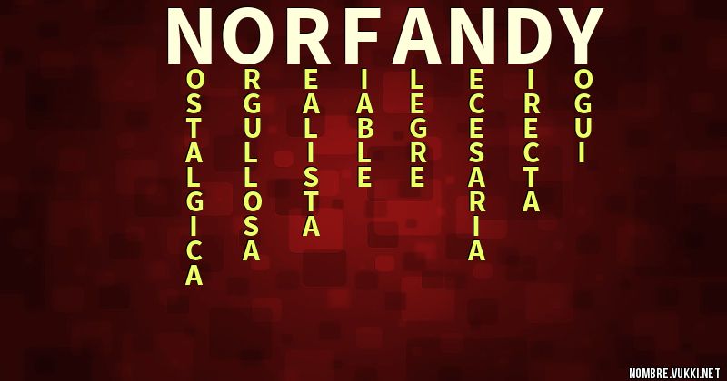Acróstico norfandy