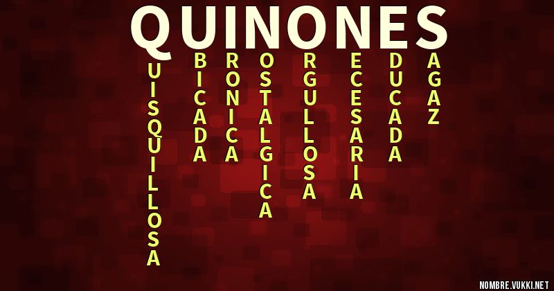 Acróstico quiñones