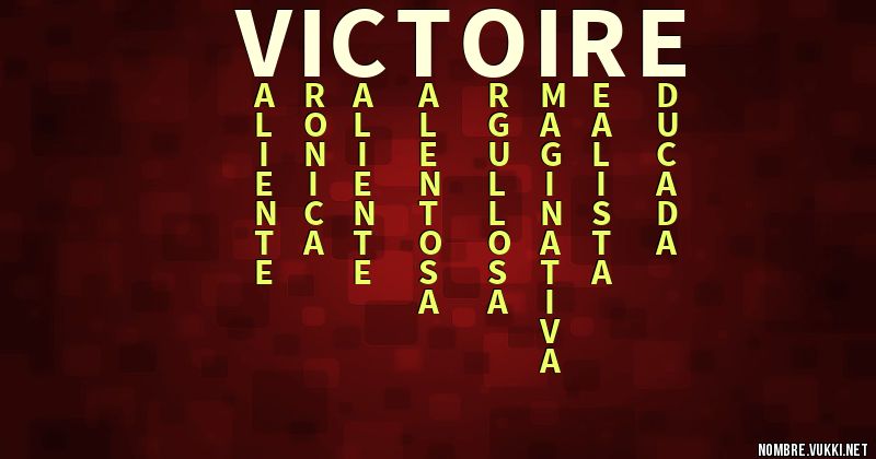 Acróstico victoire