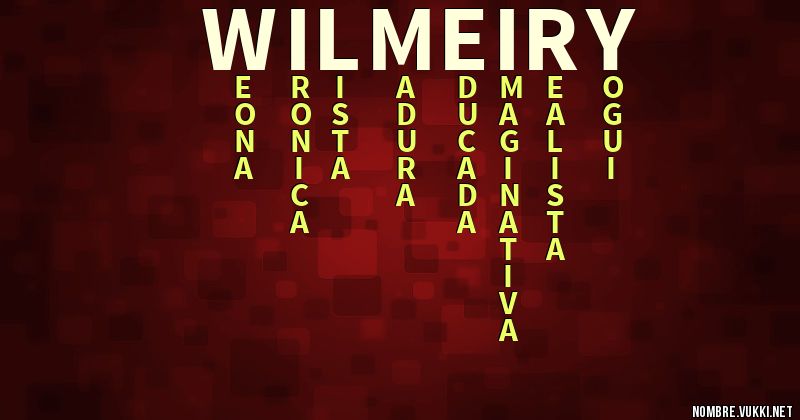 Acróstico wilmeiry