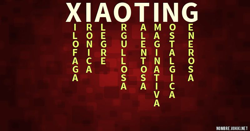 Acróstico xiaoting