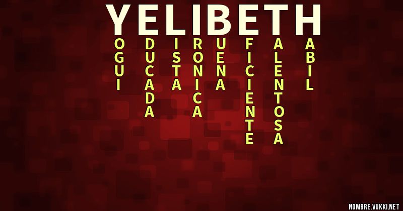 Acróstico yelibeth