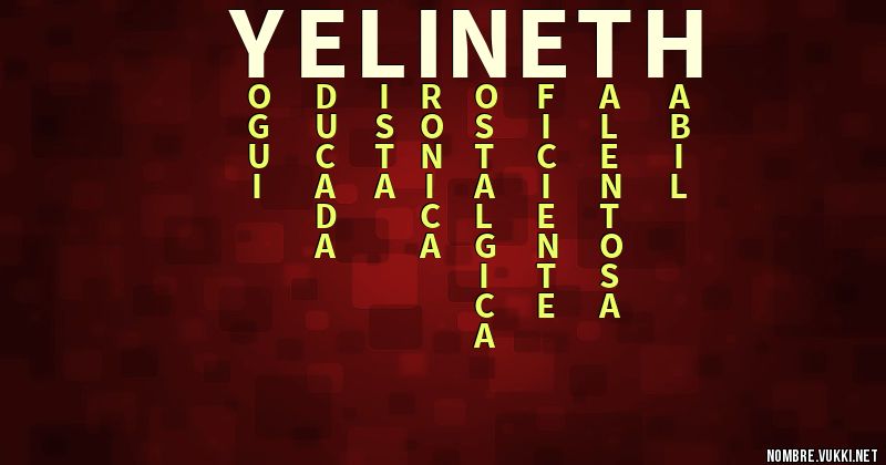 Acróstico yelineth