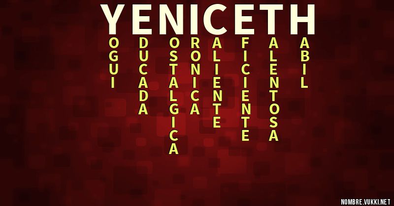 Acróstico yeniceth