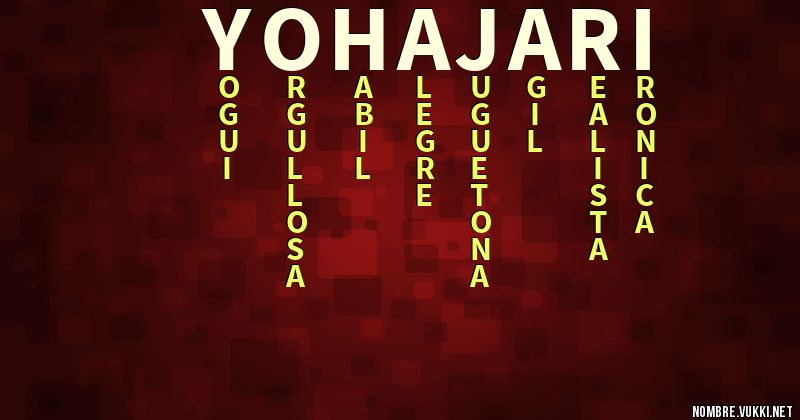 Acróstico yohajari