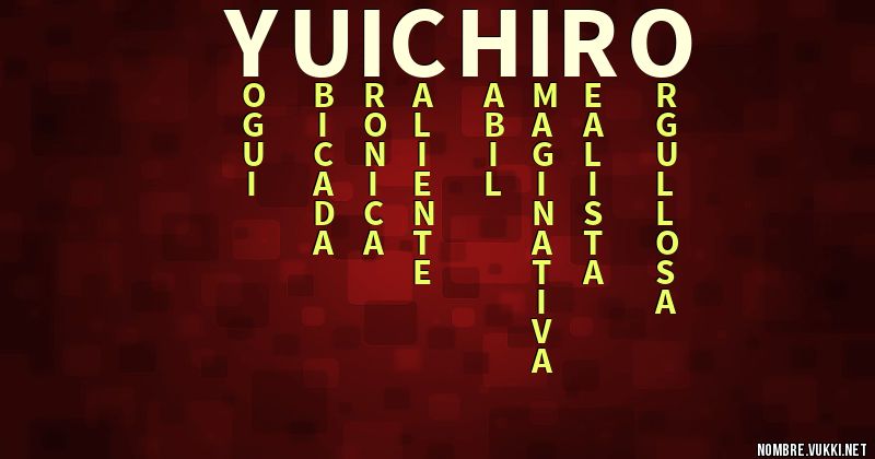 Acróstico yuichiro