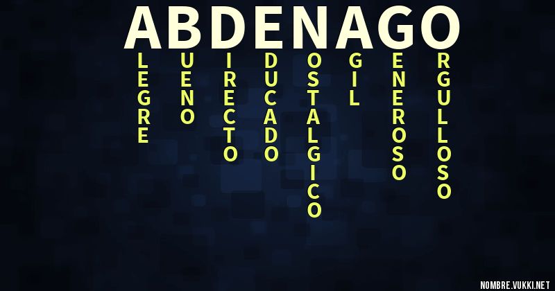 Acróstico abdenago