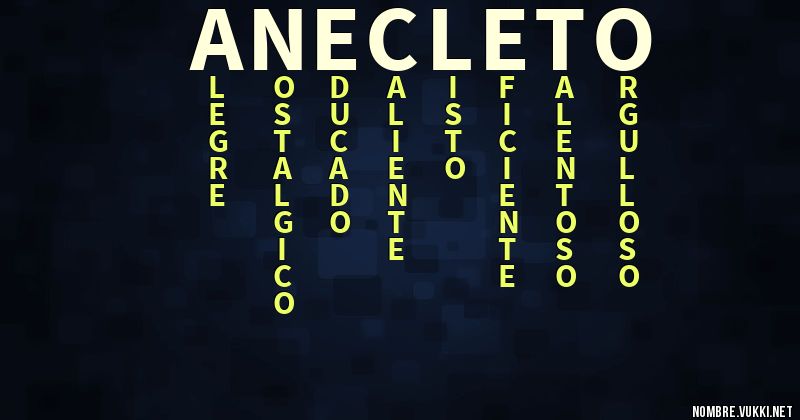 Acróstico anecleto