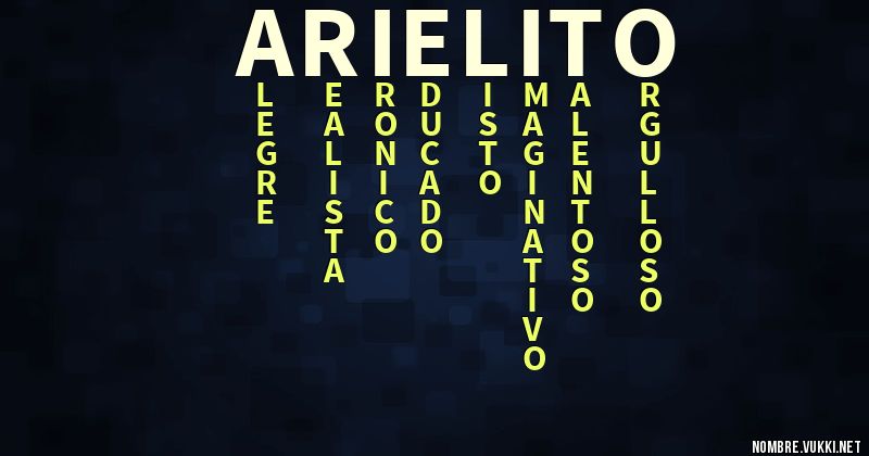Acróstico arielito