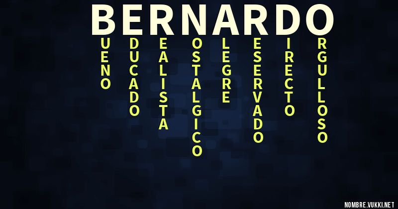 Acróstico bernardo