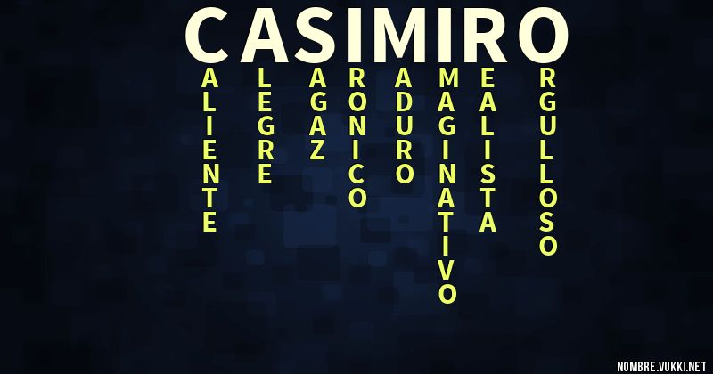 Acróstico casimiro