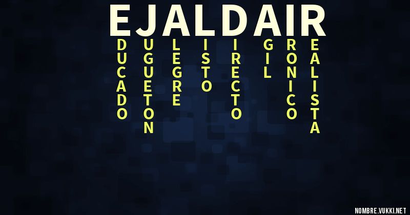 Acróstico ej:aldair