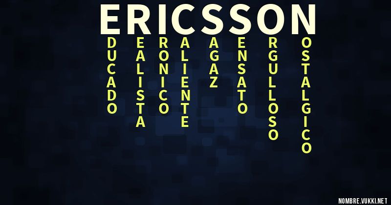 Acróstico ericsson