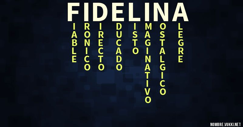 Acróstico fidelina