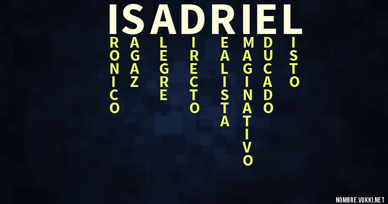 Acróstico isadriel