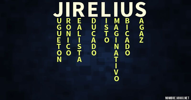 Acróstico jirelius