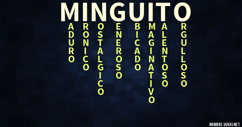 Acróstico minguito